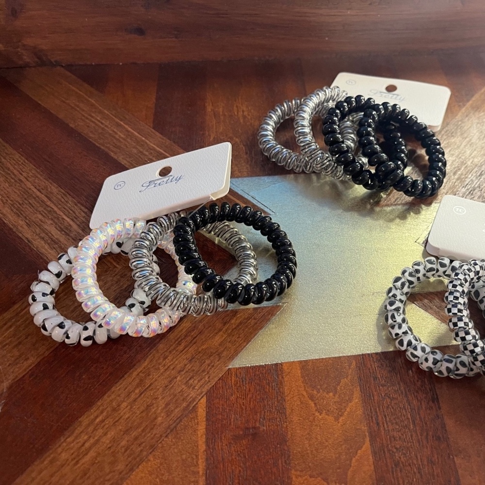 Stretch Hair Ties- (1) 4 Pack